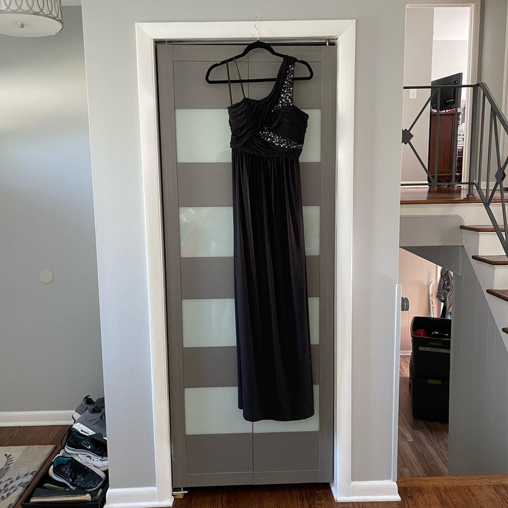 Black One Shoulder Dress